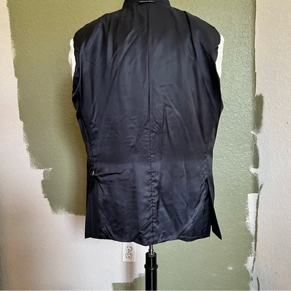 Canali Men's Blue Blazer Loro Piana Tasmanian 120 Wool, Size 62 (US52) - Picture 9 of 16